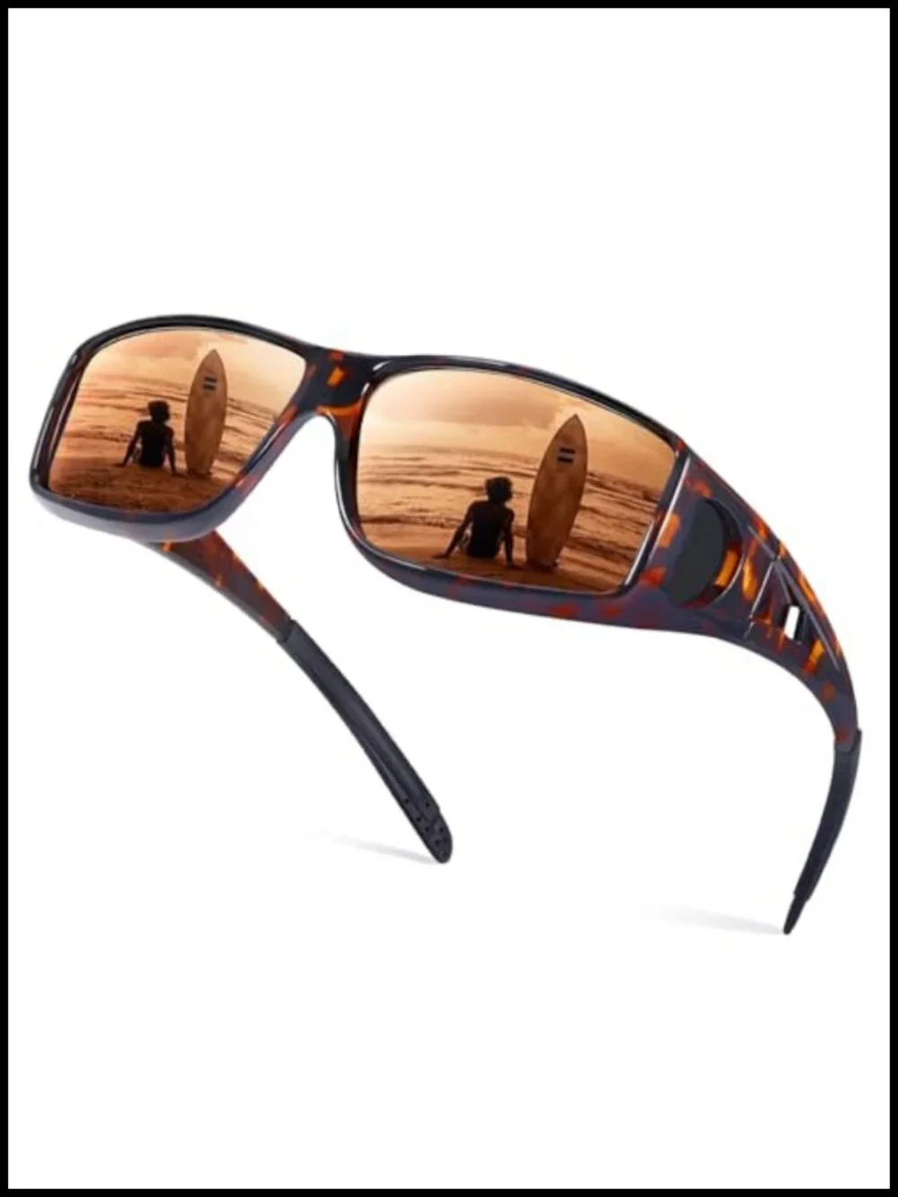 Fit Over Glasses Sunglasses Polarized Wrap Around UV Protection